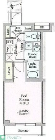 アイルプレミアム西新宿の物件間取画像